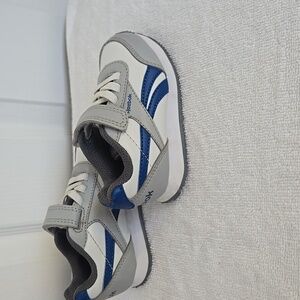 Reebok Kids' White and Blue Sneakers